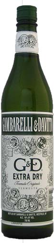 Gambarelli Davitto Extra Dry Vermouth