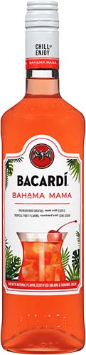 Bacardi Bahama Mama Gluten Free Premium Rum Cocktail 