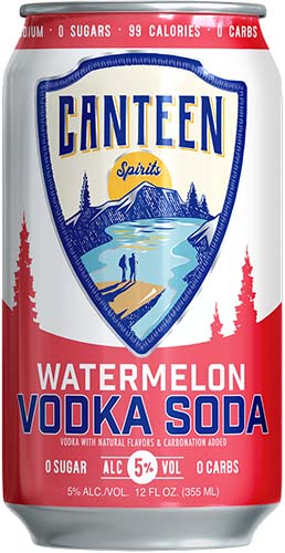 Canteen Watermelon Vodka Seltzer