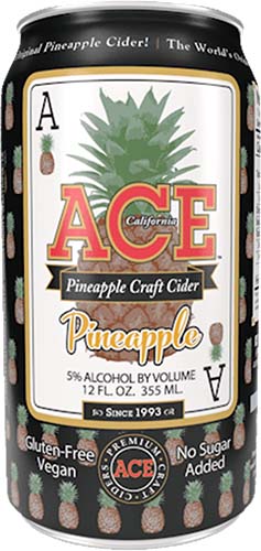 Ace Pineapple Cider 12oz 6pk Cn
