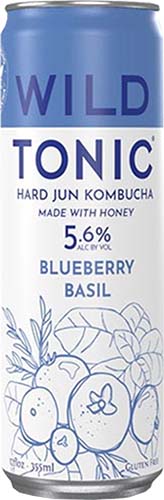 Wild Tonic Blueberry Basil W/alcohol 12oz Can