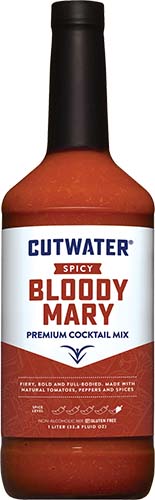 Cutwater Spicy Bloody Mary Mix Premium Cocktail Mix Liter