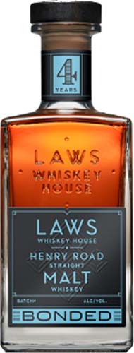 A.d. Laws Henry Road 4 Year Old Bonded Straight Malt Whiskey