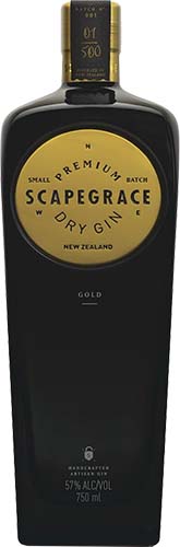 Scapegrace Gold Gin 750ml