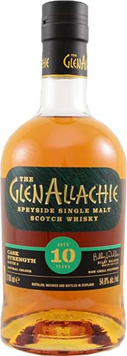 Glenallachie 10 Year Old Cask Strength Batch 2 Single Malt Scotch Whiskey