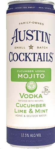 Austin Cocktails Cucumber Vodka Mojito 4pk