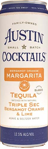 Austin Cocktails Bergamot Orange Sparkling Margarita