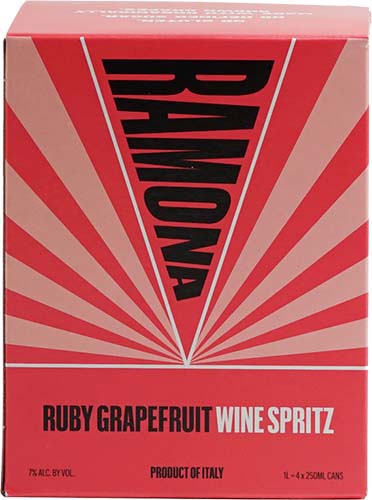 Ramona Dry Ruby Grapefruit 4pk Can