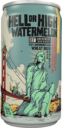 21st Amendment 'hell Or High Watermelon' Wheat Beer