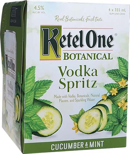 Ketel One Cuc & Mint Cans