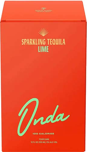 Onda Sparkling Tequila Lime 4pk