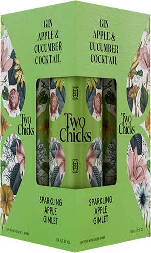 Two Chicks Rtd Apple Gimlet 4pk