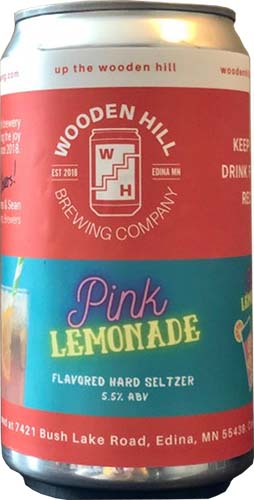 Wooden Hill Brewing Pink Lemonade Hard Seltzer 4 Pk Cans