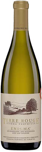Terre Rouge Enigma White Natural Sierra Foothills 750ml
