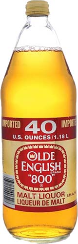 Old English 800 Malt Liquor ABV: 5.9% 40 OZ