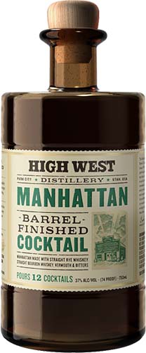 High West Manhattan Barrel Finished Cocktail