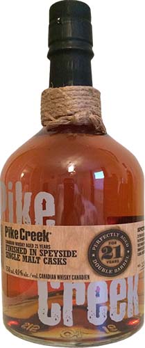 Pike Creek 21yr Euro Oak Whisky