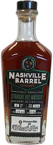 Nashville Barrel 8 Yr Rye Rcl