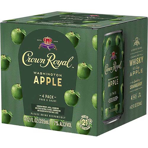 Crown Royal Washington Apple 4 Pk Cans