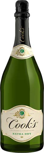 Cook's California Champagne Extra Dry White Sparkling Wine