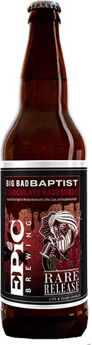 Epic Brewing Big Bad Baptist Choc Rasp Sgl B 22oz