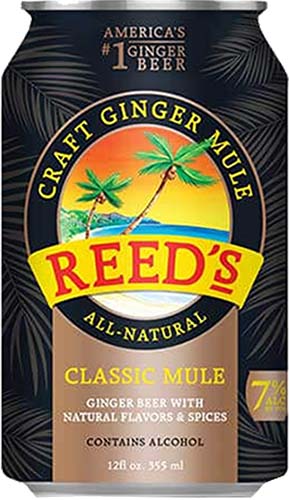 Reeds Zero Sugar Ginger Mule 4pk C 12oz