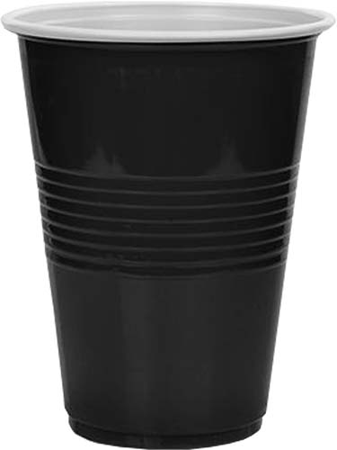 16oz Black Party Cups - 50pk