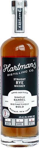Hartmans Rye Whiskey