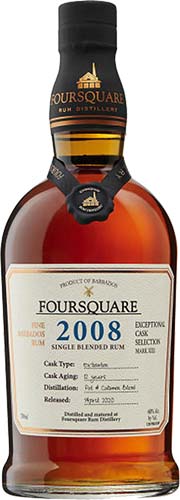 Foursquare 2008 Single Blended Rum