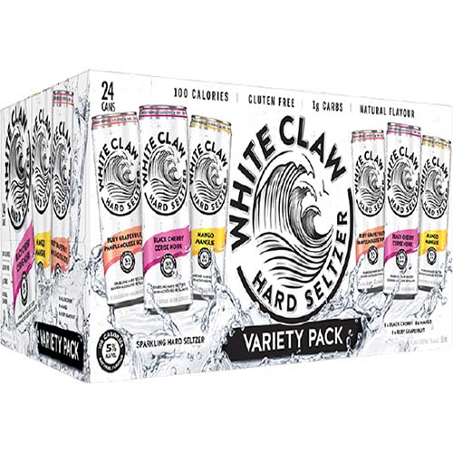 White Claw Hard Seltzer Variety 24pk Can