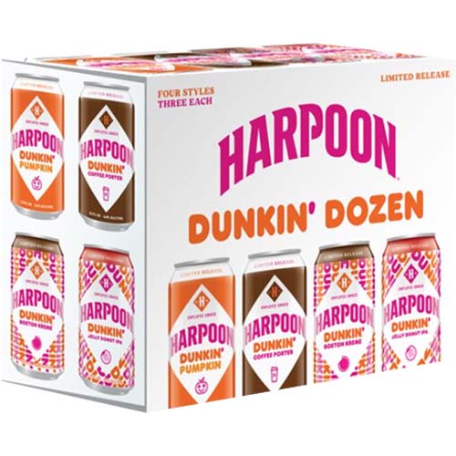 Harpoon Dunkin Dozen 12pk Cans