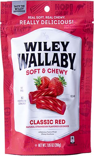 Wiley Wallaby Classic Red Licorice