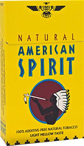 American Spirit Box Yellow