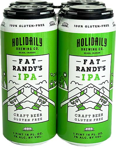 Holidaily Brewing Fat Randy's Gluten Free Ipa Cans