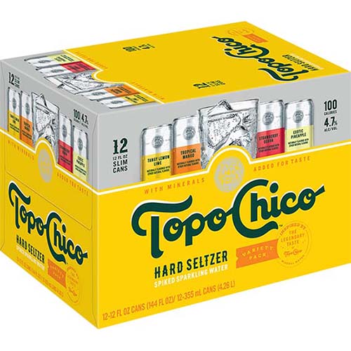 Topo Chico Seltzer Sampler 12pk
