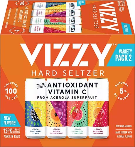 Vizzy Seltzer Berry Variety 12pk