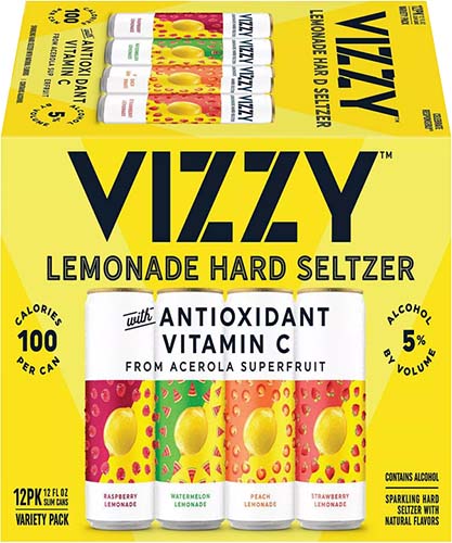Vizzy Lemonadec Seltzer 12pk Variety