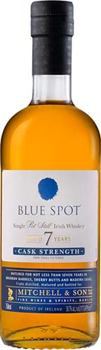 Blue Spot Irish Single Pot Still Whiskey