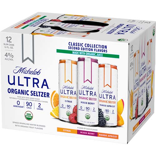 Michelob Ultra Classic Seltzer Variety 12pk Can