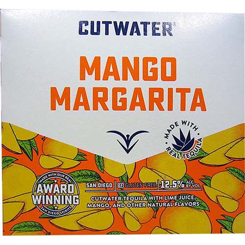 Cutwater Mango Marg 4 Pk