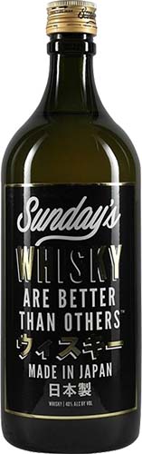 Sunday's Japanese Whiskey