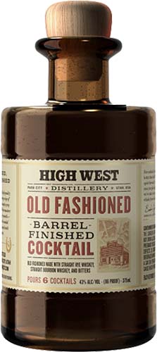 High West Cktl Old Fashioned