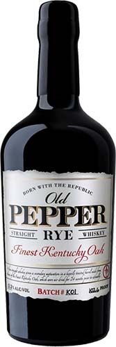 Old Pepper Rye 750ml