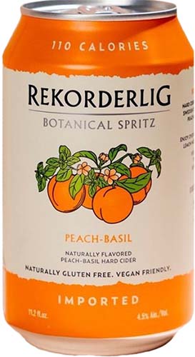 Rekorderlig Peach Basil Cider