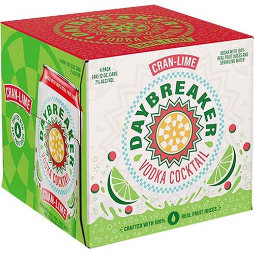 2roads Daybreaker Tropical Punch Craft Cocktail 4pk Can