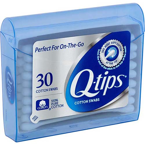 Q-Tips Blue Purse Pack Cotton Swabs - 30ct