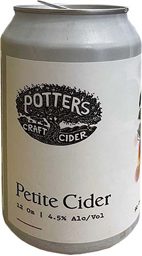 Potters Petite Cider 12oz Can