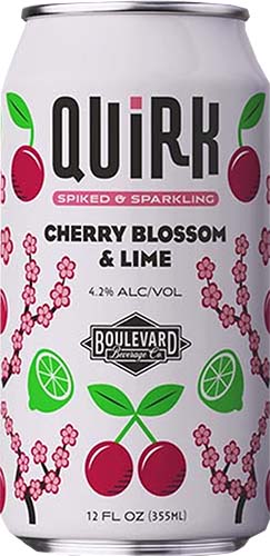 Quirk Cherry Blossom & Lime 6pk Cn