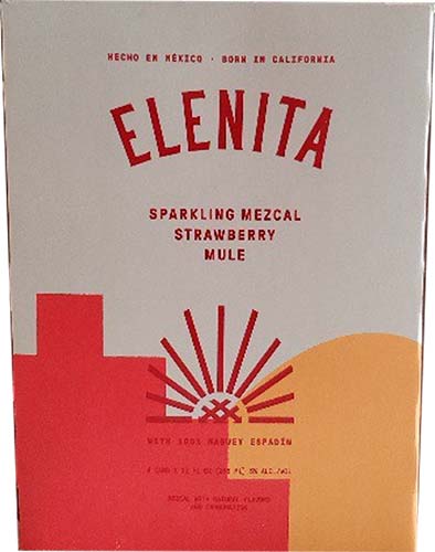 Elenita Strawberry Mule Cocktail 4pk Cans