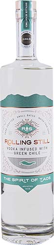 Rolling Still Green Chili Vodka 750ml